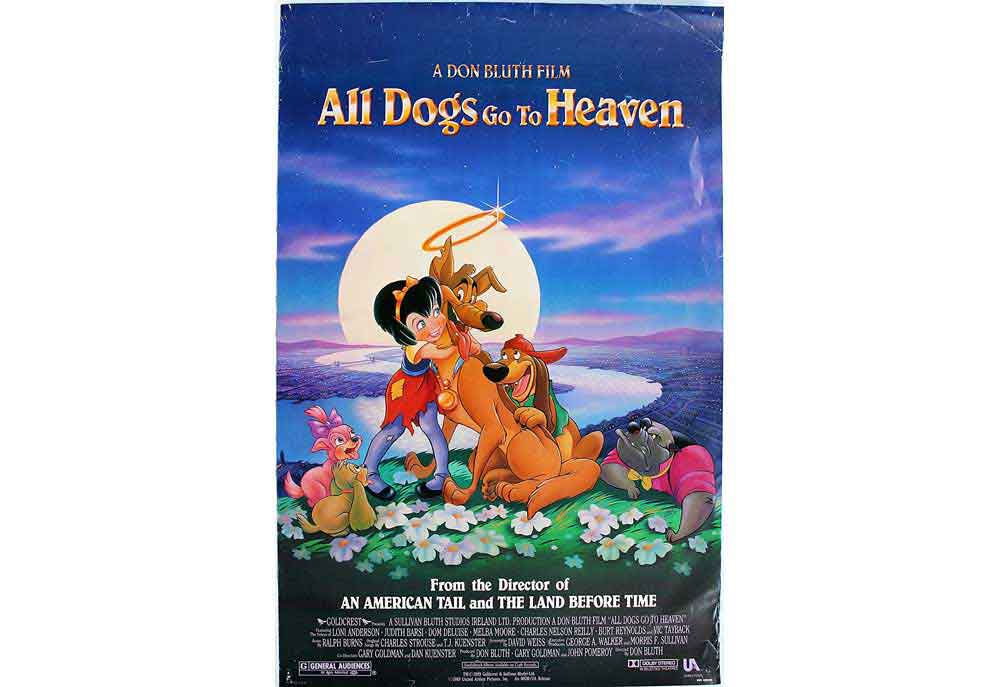 All Dogs Go to Heaven | Dog Movie Poster Print