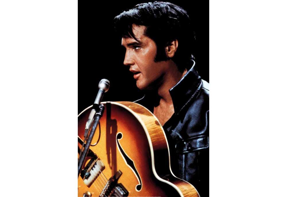 Hound Dog Poster of Young Elvis Presley | Dog Posters and Prints