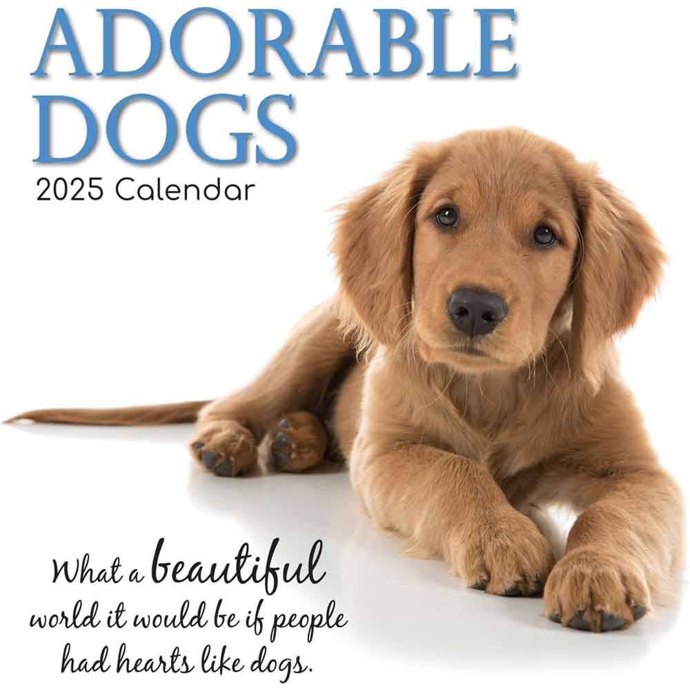 2025 Adorable Dogs Wall Calendar | Calendars of Dogs and Puppies