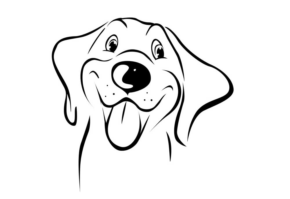 happy dog clip art